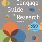 Cover of 3rd edition of the Cengage Guide to Research