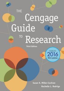 The Cengage Guide to Research (3rd ed)